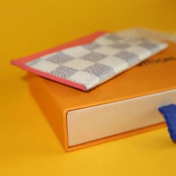 Louis Vuitton Damier Azur Daily Card Holder Rose Ballerine - Picture 6 of 8